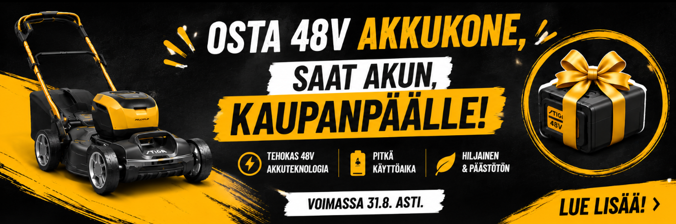Stiga 48V banneri